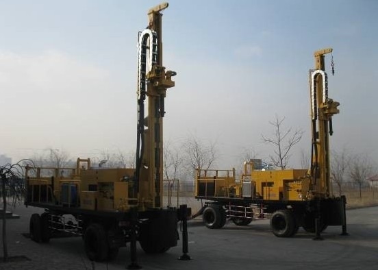 Hydraulic Waterwell Drilling Rig 160 Kw Ф108 mm With 6 m Drill Rod