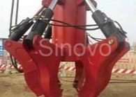 Construction Hydraulic Pile Breaker Coral Type Grab Customized Color 1 Year Warranty