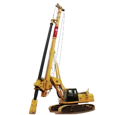 TR160D با راندمان کار بالا دستگاه شمع گیر بیل مکانیکی هیدرولیک اتوماتیک بزرگ با عمق شمع 50 متر