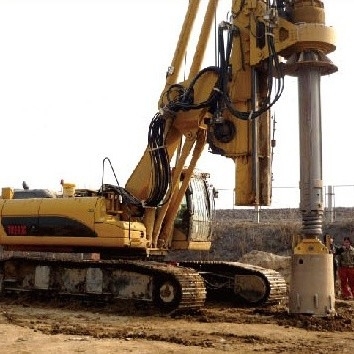 دکل حفاری چرخشی TR280 نصب شده روی CAT336D اصلی با حداکثر عمق 85 متر برای حفاری فونداسیون