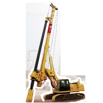 حداکثر ظرفیت بالابر با قیمت پایین 180 کیلو نیوتن متر دکل های حفاری چرخشی با پایه اصلی CAT حداکثر عمق حفاری 57.5 متر