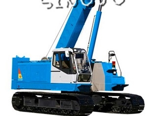 جرثقیل خزنده تلسکوپی هیدرولیک SQ250A برای شمع بندی، سرعت چرخش 1.79 دور در دقیقه 3 متر برد بالابری