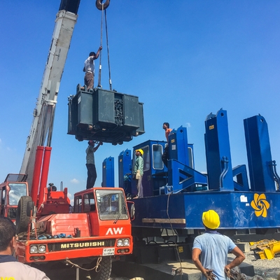 320tf 60kw 6.8m / Min راننده شمع استاتیک هیدرولیک