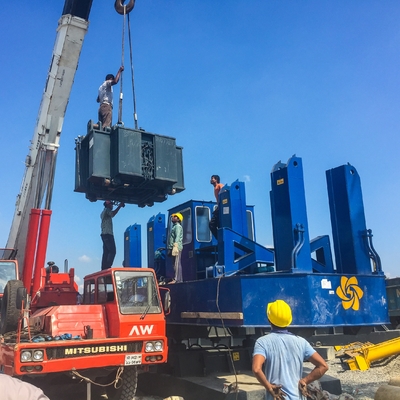 208tf Piling Pressure 8.9m / Min 45kw Hydraulic Static Pile Driver